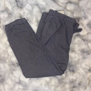 Vintage Polo by Ralph Lauren Houndstooth navy blue wool pants size 36/34